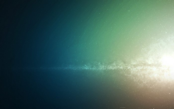 Abstract gradient with light and stars