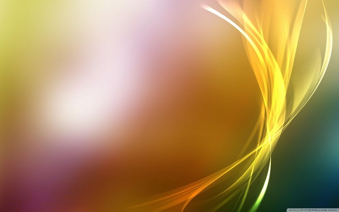 Abstract yellow and purple light waves