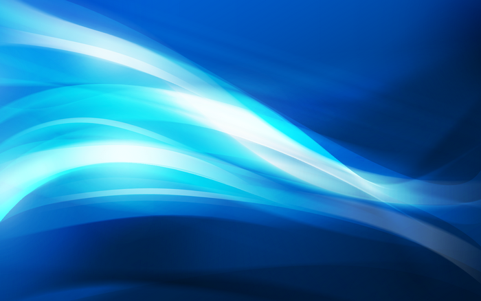 Abstract blue waves with light streaks
