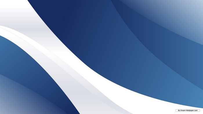 Abstract blue and white waves