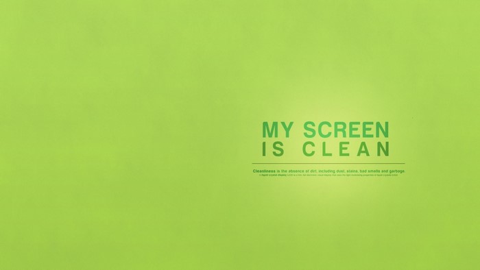 My Screen Is Clean quote