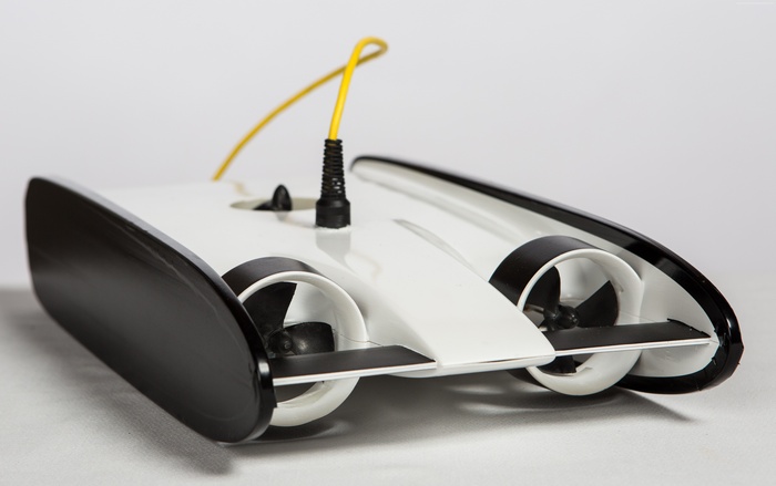 OpenROV Trident water drone with propellers