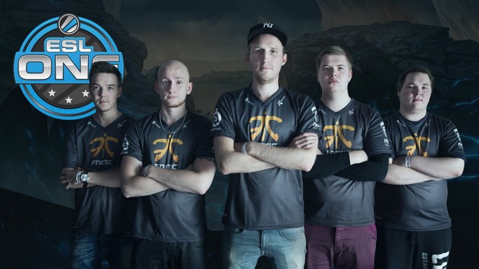 Fnatic esports team at ESL One