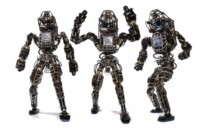 Boston Dynamics Atlas robots at DARPA Robotics Challenge 2015