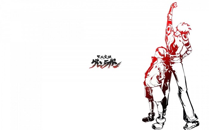 Kamina and Simon from Tengen Toppa Gurren Lagann