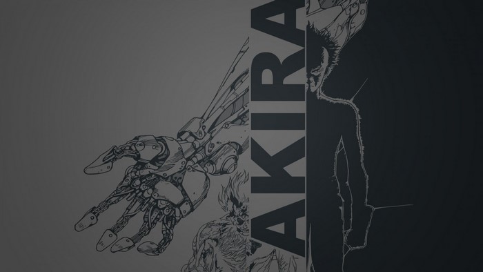 Akira mechanical arm and character