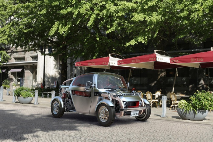Toyota Kikai concept car on a street