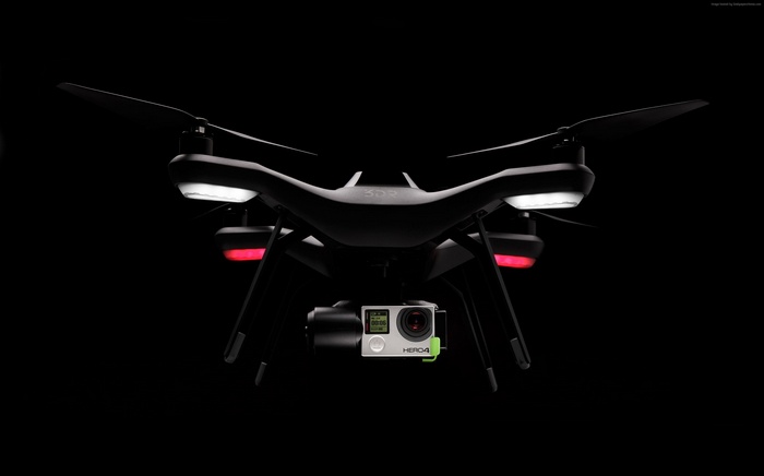 3DR Solo drone with GoPro HERO4 camera