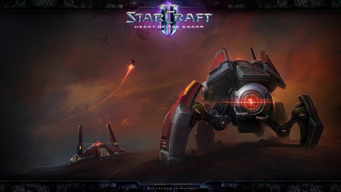 Starcraft II Heart of the Swarm Terran unit