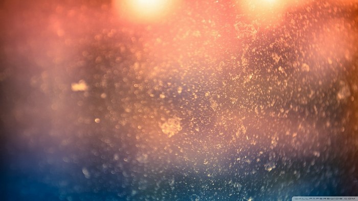 Blurred lights and textures in space