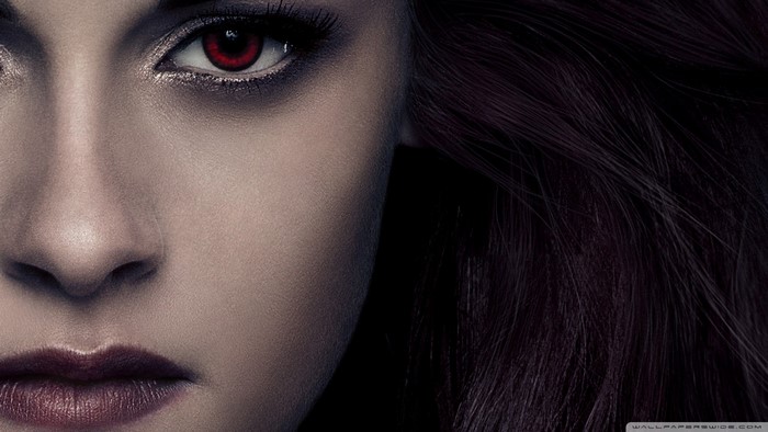 Kristen Stewart from Twilight close up portrait