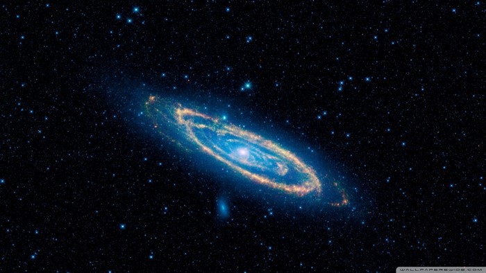 Andromeda Galaxy in Outer Space