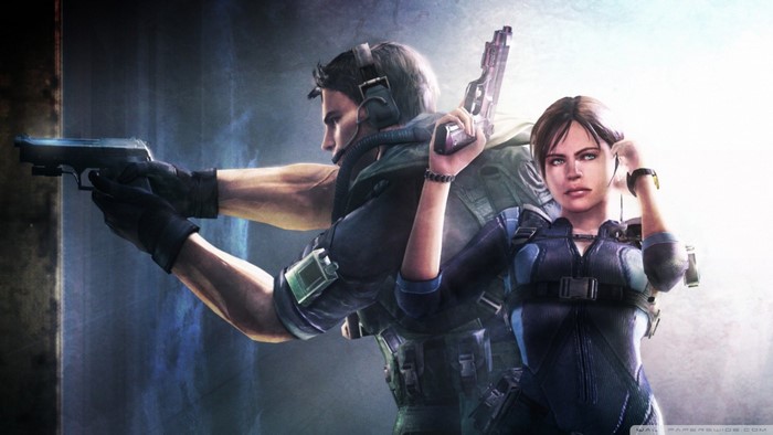 Chris Redfield and Jill Valentine from Resident Evil