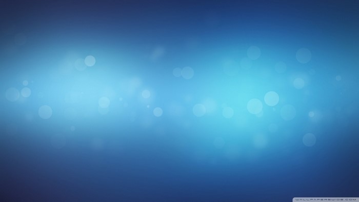 Blue abstract background with bokeh lights