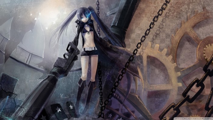 Black Rock Shooter from Black Rock Shooter