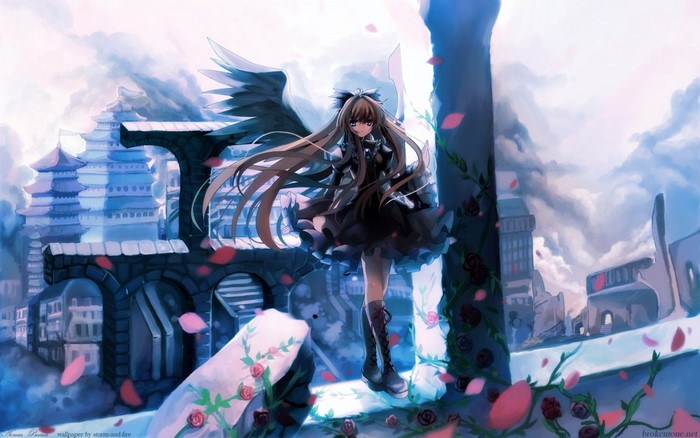 Touhou Project: Reiuji Utsuho with Wings