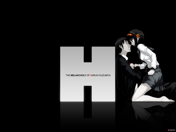 The Melancholy of Haruhi Suzumiya anime typography