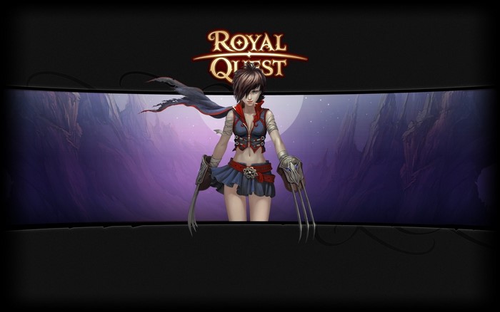 Royal Quest character with claws