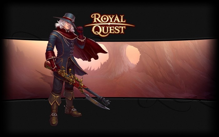 Man with rifle in Royal Quest