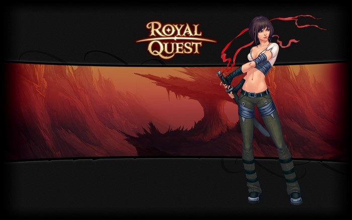 Illustration of a woman from Royal Quest