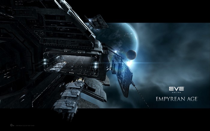 EVE Online Empyrean Age Space Station and Planet