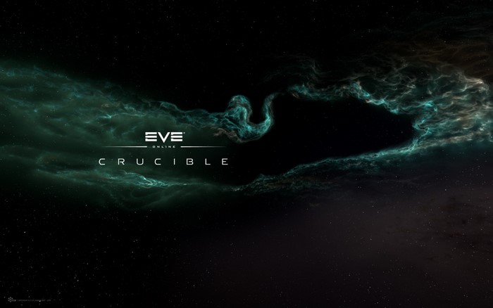 EVE Online Crucible space nebula