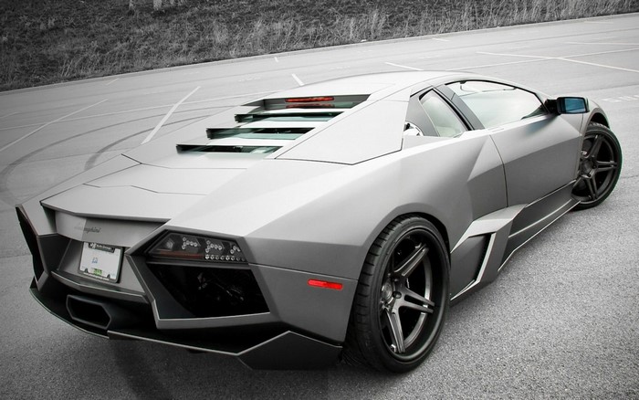 Lamborghini Reventon parked on asphalt