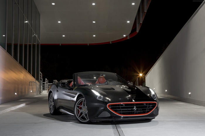 Ferrari California T Tailor Made convertible at night