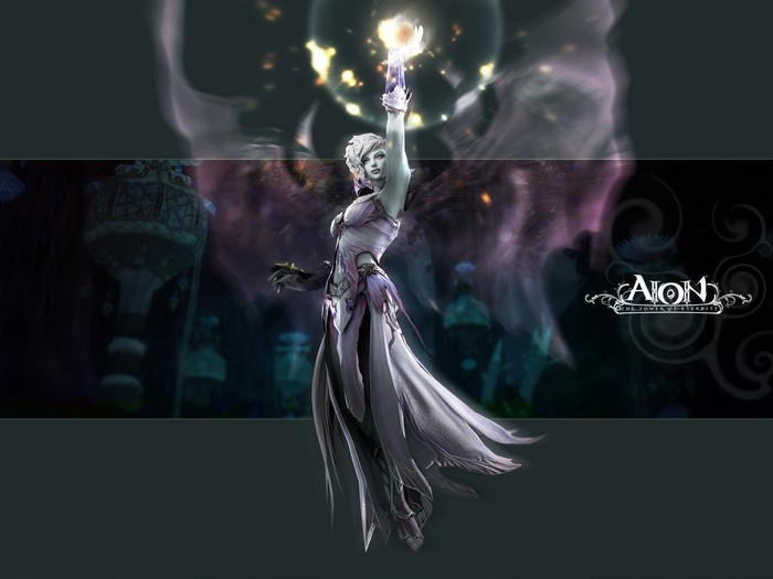 Aion Online sorcerer illustration