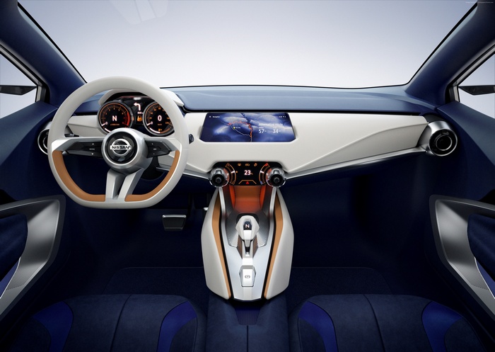 Nissan Sway Concept Car Interior Dashboard