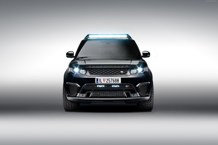 Black Range Rover Sport SVR from Spectre movie