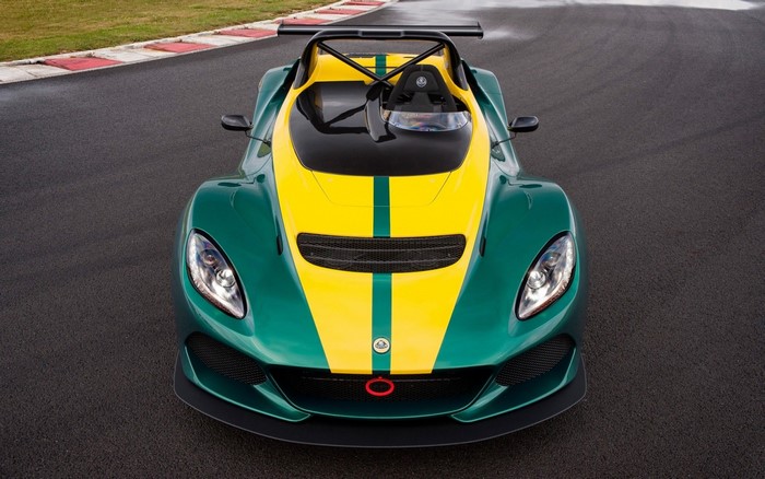 Lotus 3-Eleven sports car on a race track