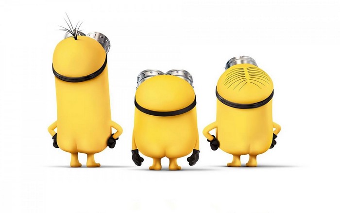 Minions From Despicable Me Standing Together Hd Wallpaper Rare Gallery