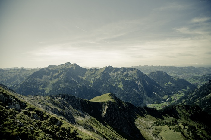 Allgaeu Mountains in Germany