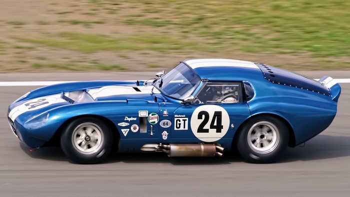 Blue Shelby Cobra Daytona Race Car Number 24