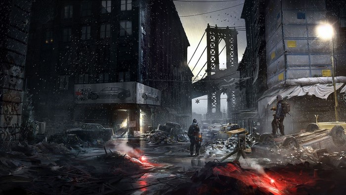 Tom Clancy's The Division concept art in Manhattan