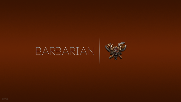 Diablo III Barbarian Class Logo