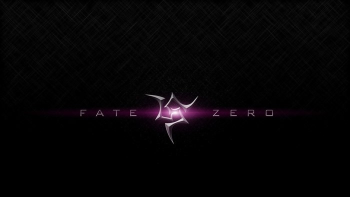 Fate Zero logo with lens flare