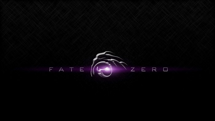 Fate Zero logo with lens flare