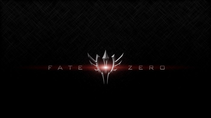 Fate Zero logo with lens flare