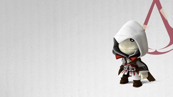 Sackboy as Assassin's Creed character