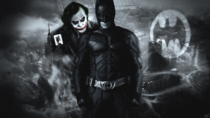 Batman and Joker from The Dark Knight