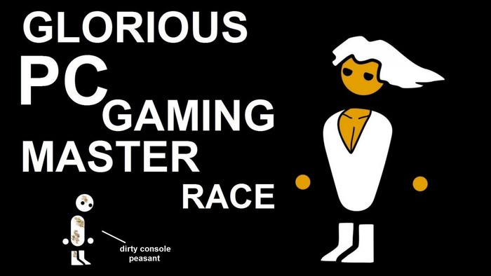 Glorious PC Gaming Master Race illustration
