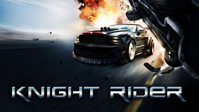 Knight Rider car in explosion