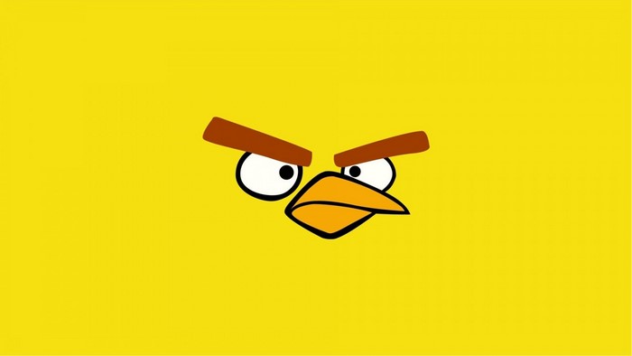 Chuck from Angry Birds illustration