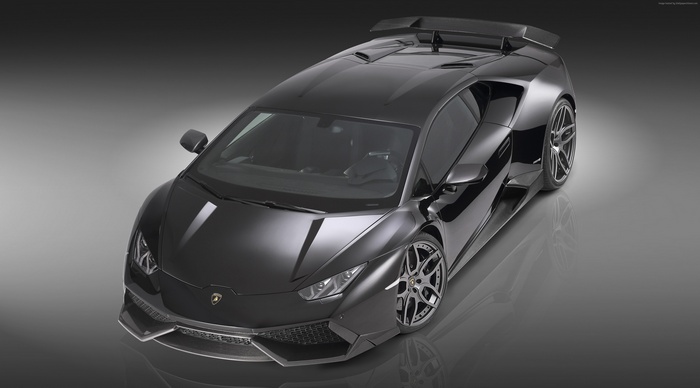 Black Lamborghini Huracan LP610-4 Supercar