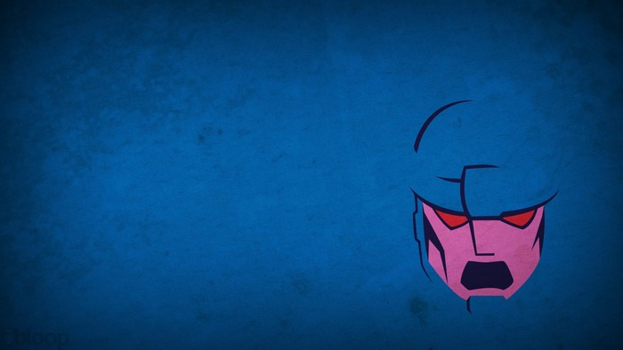 Illustration of a Transformer character's head