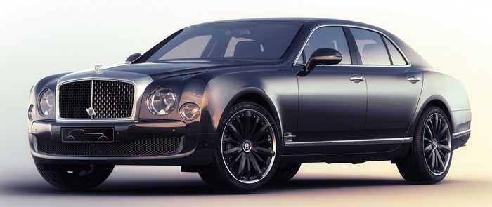 Bentley Mulsanne luxury sedan with Flying B emblem