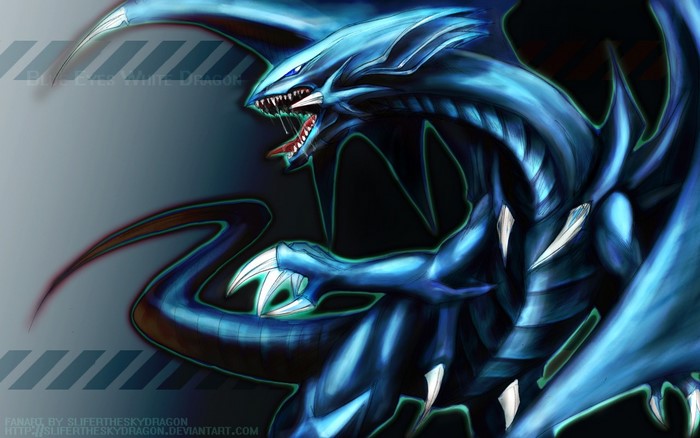 Blue-Eyes White Dragon from Yu-Gi-Oh!
