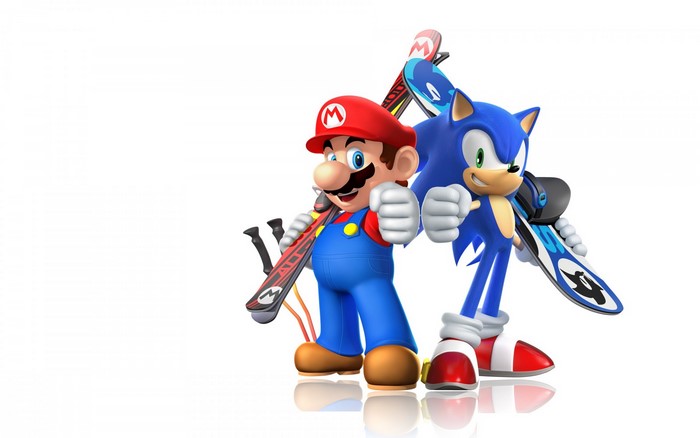Mario and Sonic from Mario & Sonic at the Sochi 2014 Olympic Winter Games